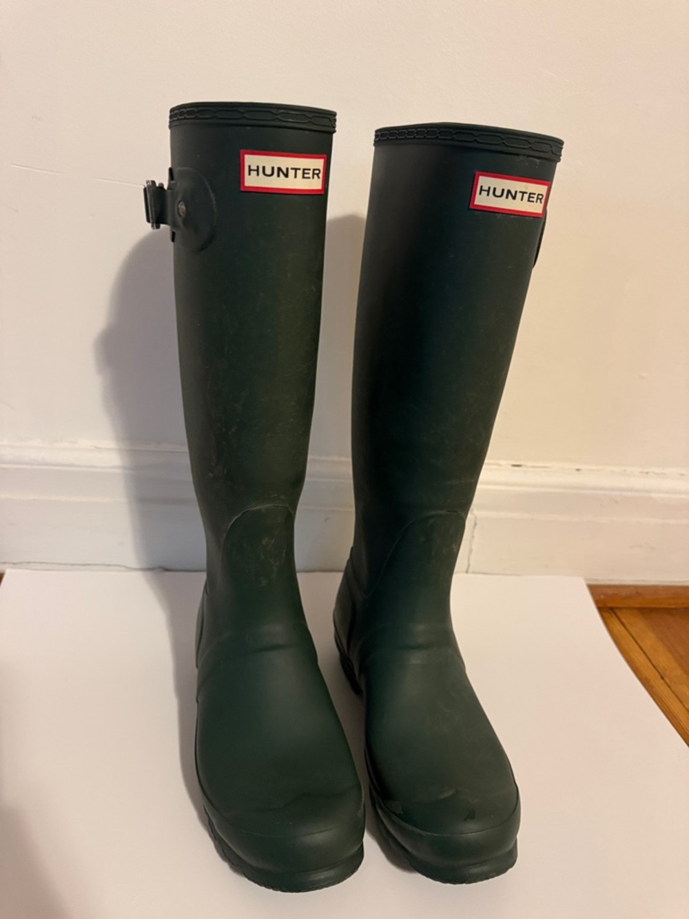 Hunter Tall Rubber Boots in Forest Green
